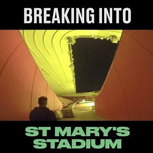 They broke into Southampton FC's stadium and couldn’t find a way out! 😲🏟 📹 Ally Law | SPORTbible