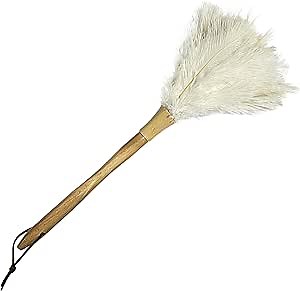 Amazon.com: Feather Duster 15.7 Inch - Made of Ostrich Feathers for Cleaning Home (Off White) : Health & Household