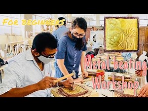 Embossing on brass sheet |complete process |