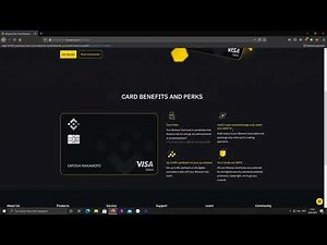 BINANCE CARD ANFORDERN | VISA DEBIT