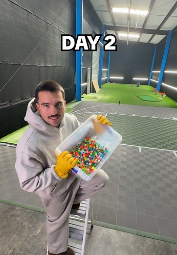 2,000 Bouncy Balls Challenge: The Shot Glass Drop