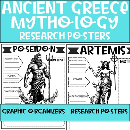 Ancient Greece Worksheets Mythology Ancient Greece Map Middle School History