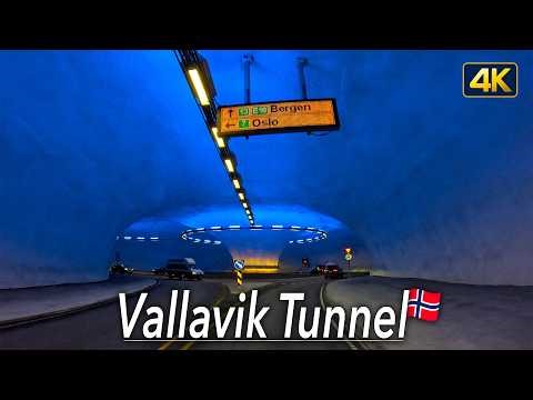This Tunnel has a Roundabout - Vallaviktunnelen 🇳🇴 | Odda to Norheimsund via Hardanger Bridge