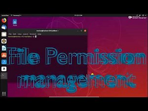 User,group and permission management in linux (ubuntu 18.04 @tamil language #THF_techno_in_tamil