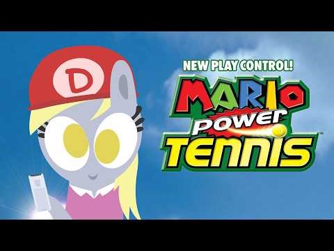 Playing Mario Power Tennis - New Play Control Wii