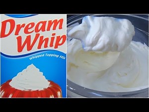 How to make whipping cream from whipping powder