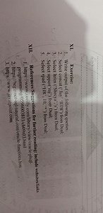 XI. Exercise:Write output of the following queries.Select con... | Filo