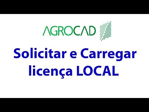 AgroCAD: Como Solicitar e Carregar a Licença (Local)