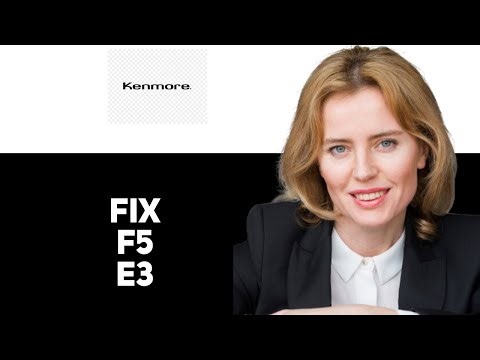 How To Fix Kenmore Washer Error Code F5 E3 2025