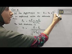 Lecture57: Hypothesis Testing for difference between two proportions with example