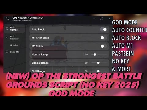 🛡️ (NEW) OP TSB Script – God Mode, Auto Block, Auto Counter, ESP & More! (Free, No Key)