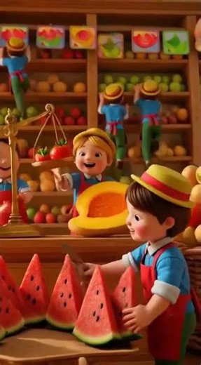 Minions Fruit Shop🍉🍌🍎