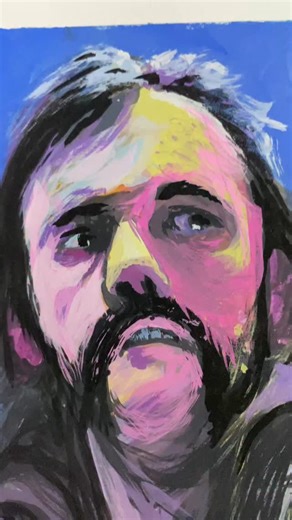 I painted this painting of Lemmy almost 4 years ago. It was my first ever attempt at using Gouache. I recently discovered it again buried in the art studio and after not seeing it for years I think I like it more now than I did when I painted it. Strange how that is. . #lemmy #lemmykilmister #motörhead #motorhead #heavymetal #legend #thrashmetal #speedmetal #punk #bands #livemusic #briantaylorartwork #portraiture #portraitpainting #gouache | Brian Taylor Artwork