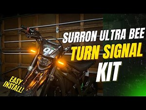 Surron Ultra Bee Turn Signals Install Project 9