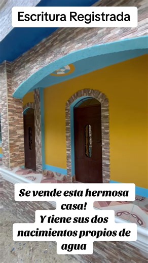 7.4K views · 38 reactions | Amigos esta casa está en venta lo mejor de todo es que tiene dos nacimientos de agua, Parqueo y ocho habitaciones. Está frente a la calle principal en Cantón B las Brisas que conecta al casco urbano o Aldea la Palestina. No dejen de ir esta ganga! Llamen al número +502 3397-9924 | Noti Barillas | Facebook