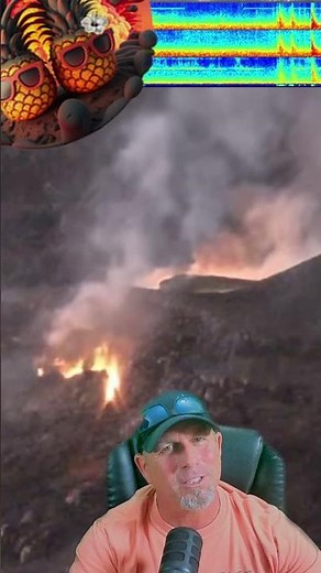 Hydrogen Flames and Spatter at Kīlauea #hawaii #lava #science