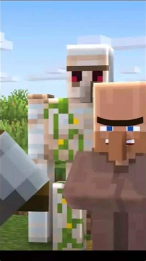 Villager Angry 😡 #minecraft