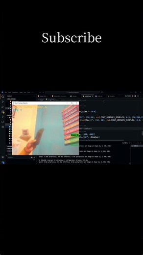 🔥 Real-Time Object Detection with OpenCV #ObjectDetection#OpenCVPython#YOLOv8#AICoding#TechShorts