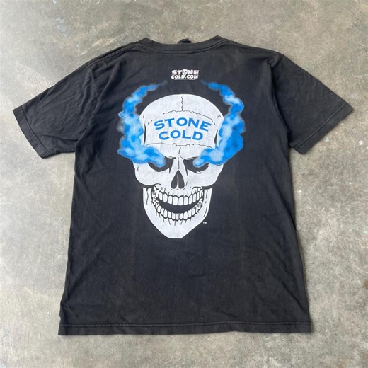 VINTAGE Y2K Stone Cold Steve Austin "what?" T-shirt, Rare Authentic WWF/WWE Attitude Era Smoke Skull Wrestling Tee, Memories Souvenir Gift - Etsy