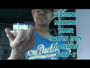 Washing machine timer switch easy to change part-2