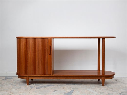 Sofa Table, Tambour Cabinet, Sideboard Buffet Made From Mahogany Wood | ÅPEN - Etsy