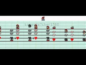 Mr Bean Cartoon Theme on Mario Paint Advance