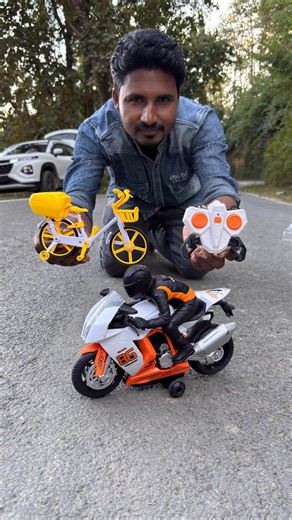 Remote control Electric Cycle vs bike Unboxing 😲