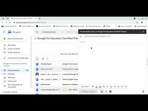 T1. Google Groups: Responder y crear publicaciones.