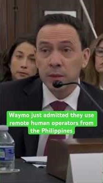 Waymo just admitted they use remote human operators from the Philippines #ai #tech #business