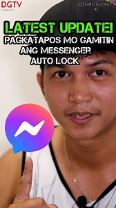 24K reactions · 4.5K shares | Paano i Lock ang Messenger without Third Party Application✓ New Update #Applock #Messenger #NewUpdate #LatestUpdate #AutoLock #Informative #Viral #DailyGuidesTV #Ernanshea #fyp | Daily Guides TV | Facebook