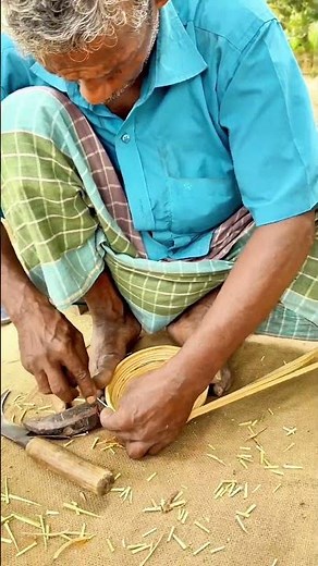 Rattan Basket Weaving Process 🧺✨