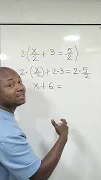How to solve an equation with fractions