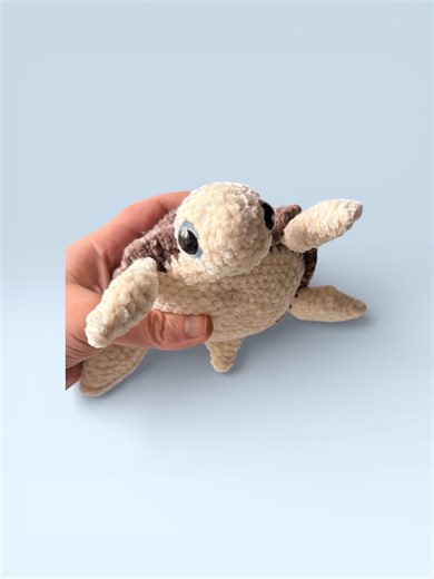 Crochet Turtle Pattern | Amigurumi Plush Toy (PDF Pattern)