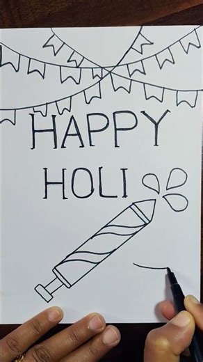 #holi #viralvideo #drawing #shorts