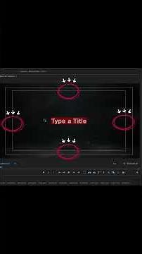 How To Make Titles in Premiere #premiereprotutorial