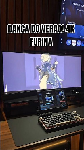 Danca Do Verao! 4K Furina Wallpapers #wallpaperengine #genshinimpact #shorts