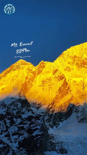 Sunset from gorakshep