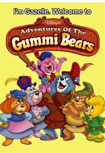 I'm Gazelle. Welcome to Adventures of the Gummi Bears. #imgazelle #adventuresofthegummibears #1985 #gazellemedia #imgazellewelcometozootopia
