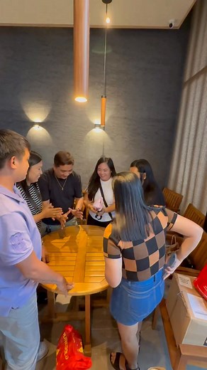 Andres Vergel Santos on Instagram: "Joining the trend in this season of giving! Thank you Lord for these beautiful people! F.R.I.E.N.D.S. #exchangegifttrend #iamsirverg #giftgivingseason"