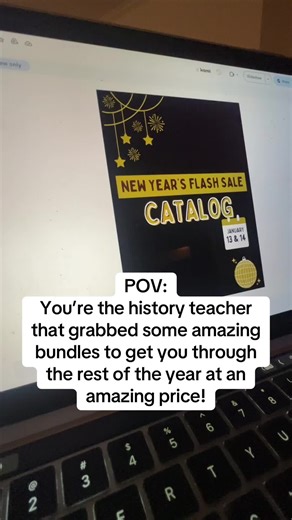 Last day to grab these amazingly discounted history bundles! Head to the link in bio to shop the catalog of deals! #historyteachers #middleschoolteacher #highschoolteacher #teachersoftiktok