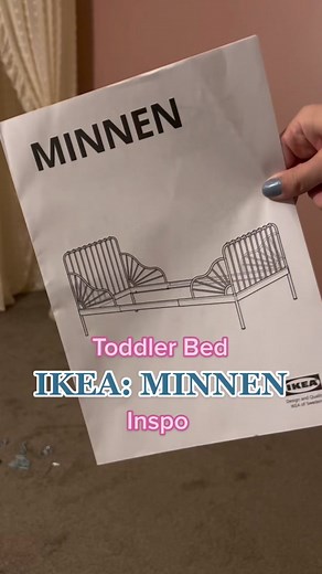 Toddler Bed Styling with IKEA Minnen Frame and Target Sheets