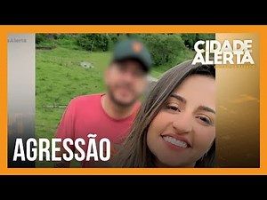 Mulher é agredida pelo companheiro após comemorar o aniversário dele