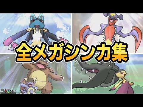 【XY】全メガシンカ集【ポケモンプレイ動画】