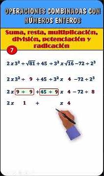 COMBINED OPERATIONS WITH INTEGERS Addition Subtraction Multiplication Division with parentheses |...