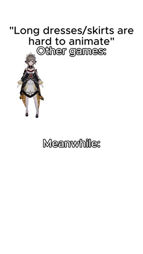 Do you prefer long skirt characters? #pgrrabi #punishinggrayraven #pgr #memes #genshin