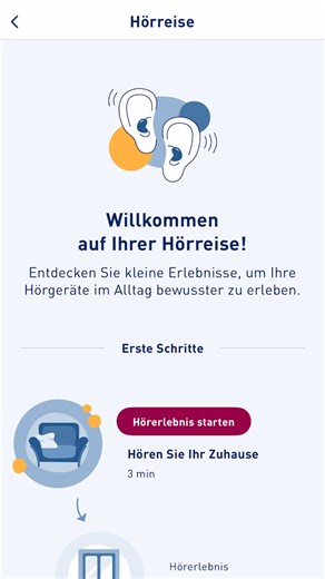 Mit dem Feature "Hörreise" in unserer KIND App fördern wir die Alltagsintegration von Hörgeräten. 🦻🏻💟 #ichhabeinkindimohr #hörreise #kindapp #hörgeräte #alltagsintegration | KIND