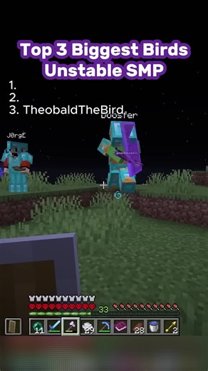 Top 3 Biggest birds Unstable SMP#parrotx2 #wemmbu #unstablesmp #edit