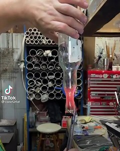 Glassblowing artist Josh Mazet creates incredible glass sculptures from beer bottles — and the results are mesmerizing 🔥😍 Check out more art and artist on ITK: https://bit.ly/3fRIgDJ | In The Know