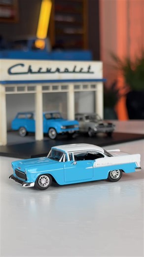 Coleção Miniaturas Chevrolet Bel Air 1955 - Majorette
