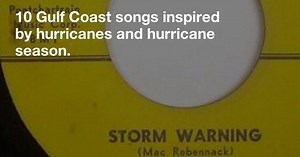 10 songs inspired by hurricanes and hurricane season